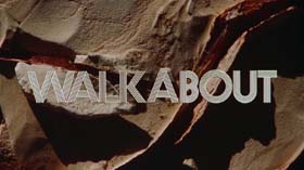 opening title in Walkabout