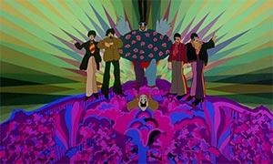 psychedelic imagery in Yellow Submarine