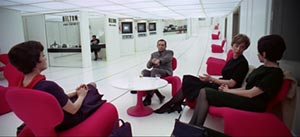 space station interior in 2001: A Space Odyssey