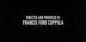 end credits in Apocalypse Now