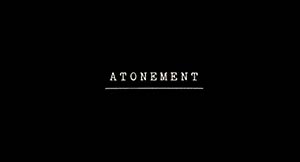 opening title in Atonement
