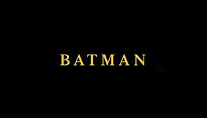 opening title in Batman