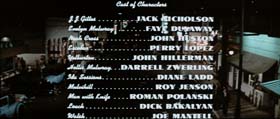 end credits in Chinatown