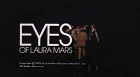 opening title in Eyes of Laura Mars
