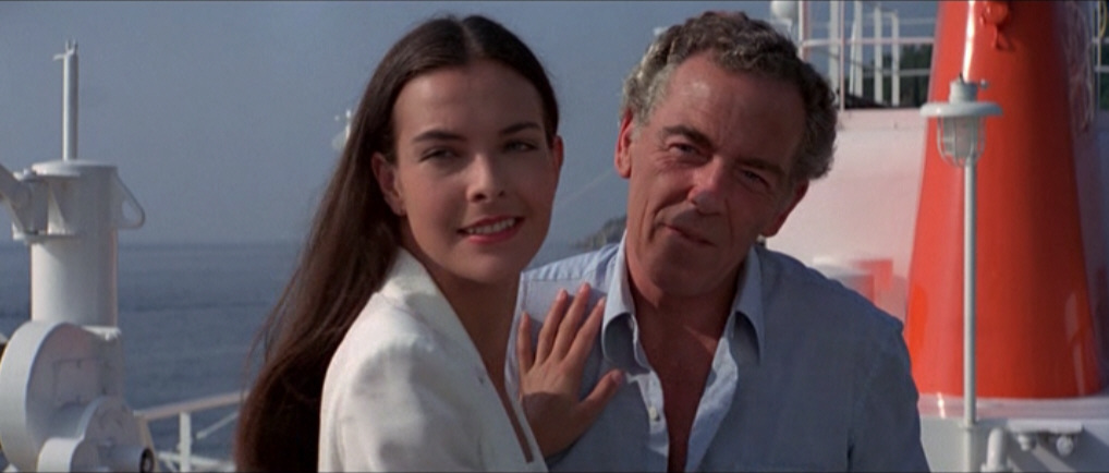 Carole Bouquet, Jack Hedley in For Your Eyes Only