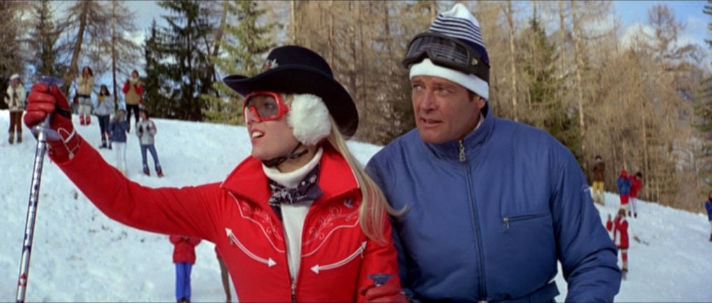 Roger Moore, Lynn-Holly Johnson in For Your Eyes Only
