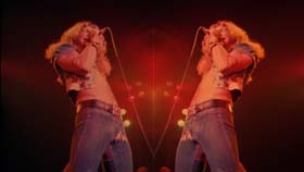 psychedelic imagery in Led Zeppelin: The Song Remains the Same