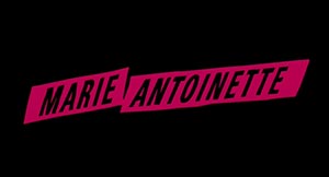opening title in Marie Antoinette