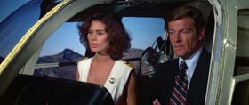 Moonraker Screencaps Gallery - Roger Moore and Lois Chiles (1979)
