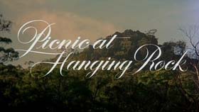 opening title in Picnic at Hanging Rock