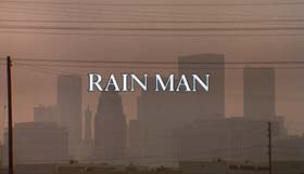 opening title in Rain Man