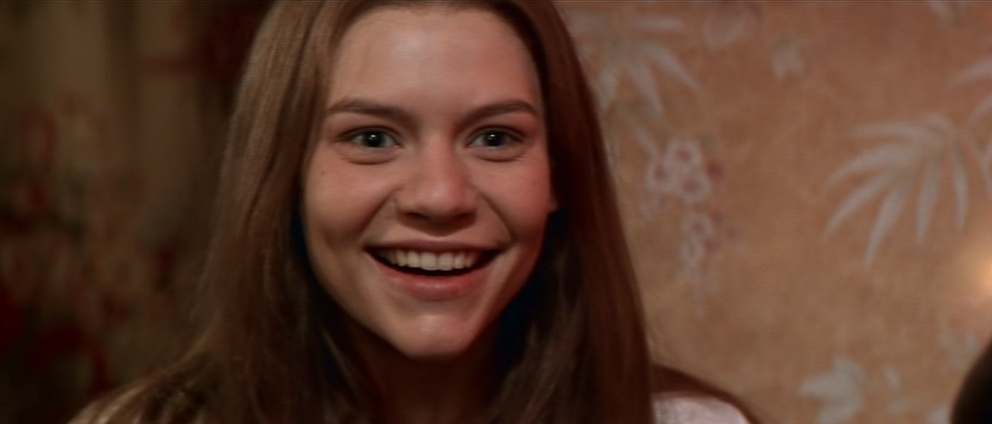 claire Danes as Juliet in Romeo + Juliet (1996) .