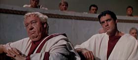 Charles Laughton in Spartacus (1960) 