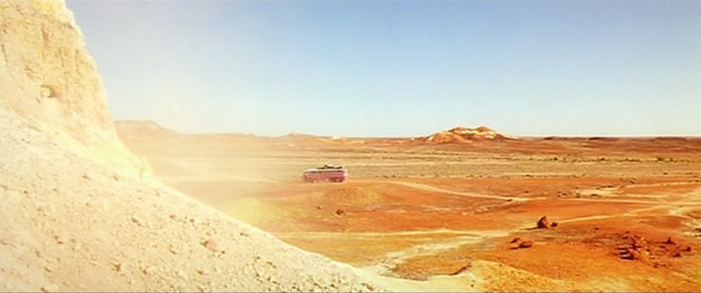 desert in The Adventures of Priscilla, Queen of the Desert