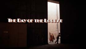 opening title in The Day of the Locust