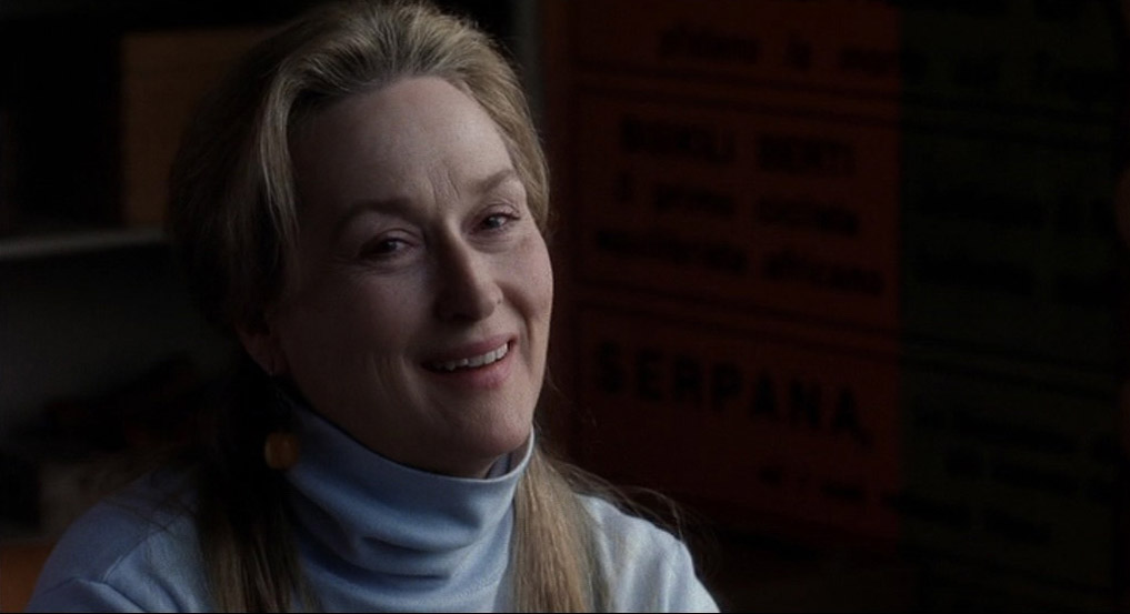 Meryl Streep as Clarissa Vaughan in The Hours (2002) .