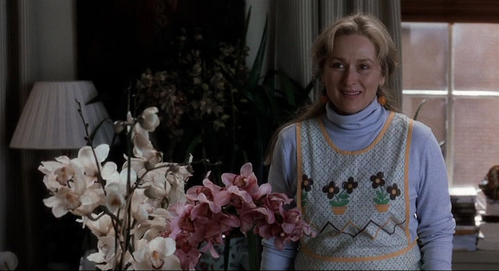 Meryl Streep as Clarissa Vaughan in The Hours (2002) .