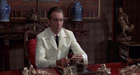 Christopher Lee in The Man with the Golden Gun (1974) 