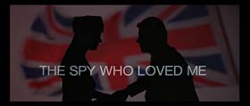 opening title in The Spy Who Loved Me