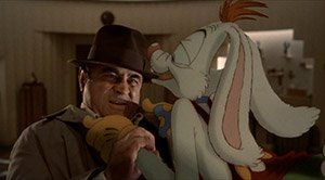 Bob Hoskins in Who Framed Roger Rabbit (1988) 