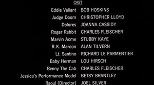 end credits in Who Framed Roger Rabbit