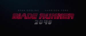 opening title in Blade Runner 2049