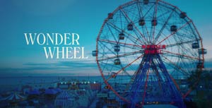 opening title in Wonder Wheel